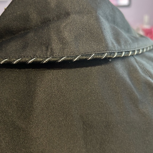 Elie Tahari Black Silk Dress Jacket/Blazer with Crystal Buttons-sz M-NWT - Picture 8 of 10